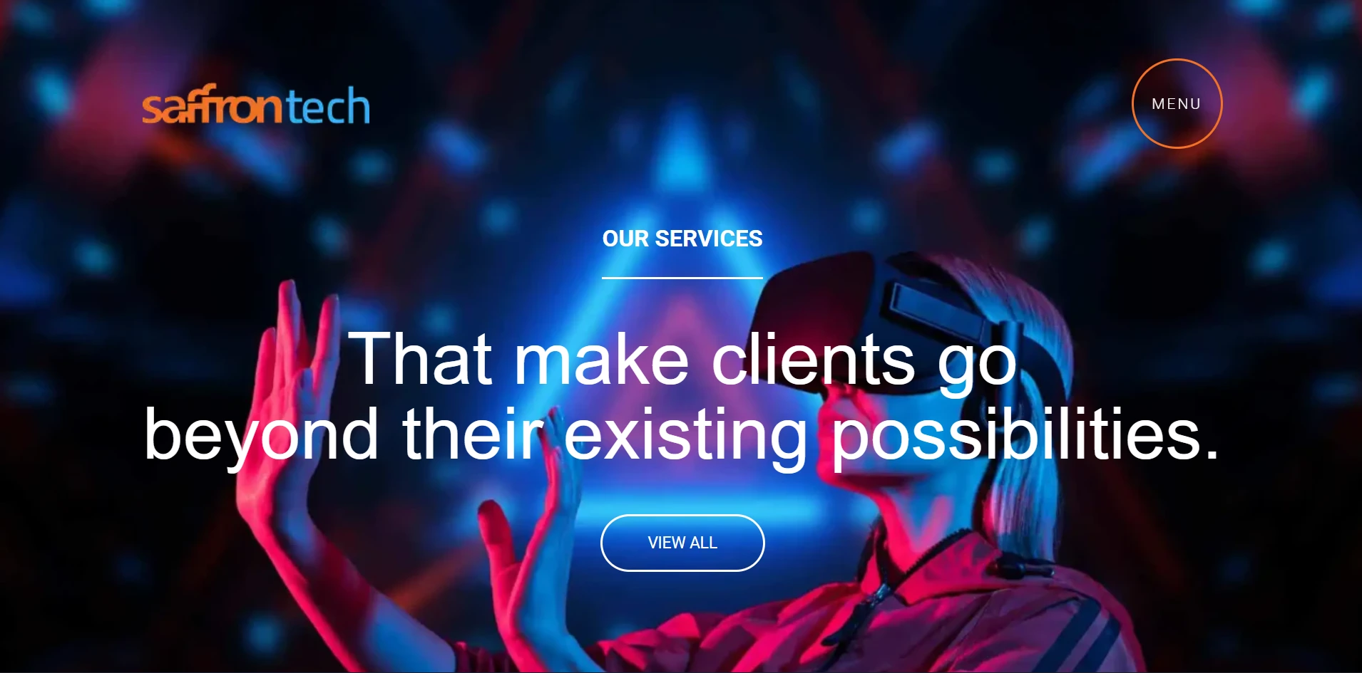 Saffron Tech Pvt Ltd. website